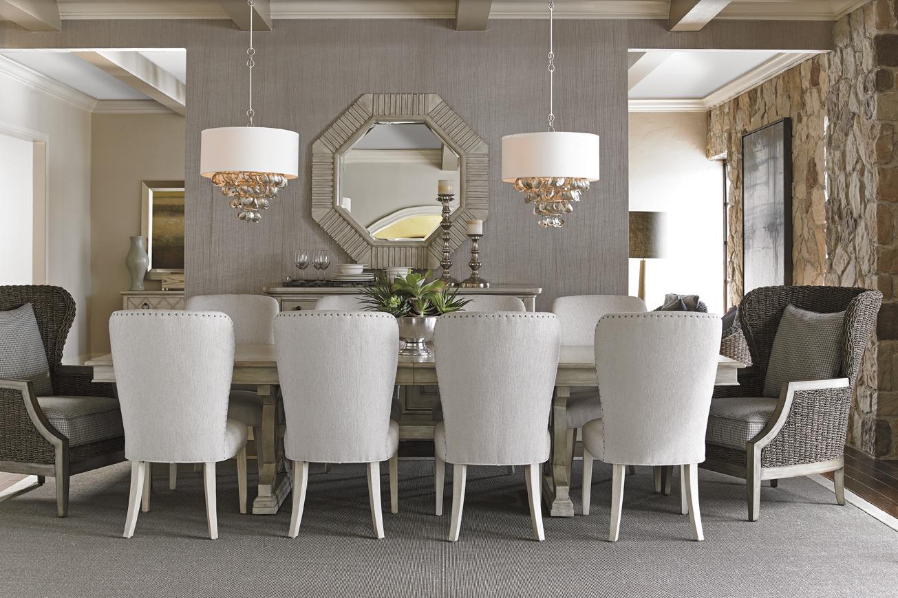 Lexington Oyster Bay Montauk Rectangular Trestle Dining Table with